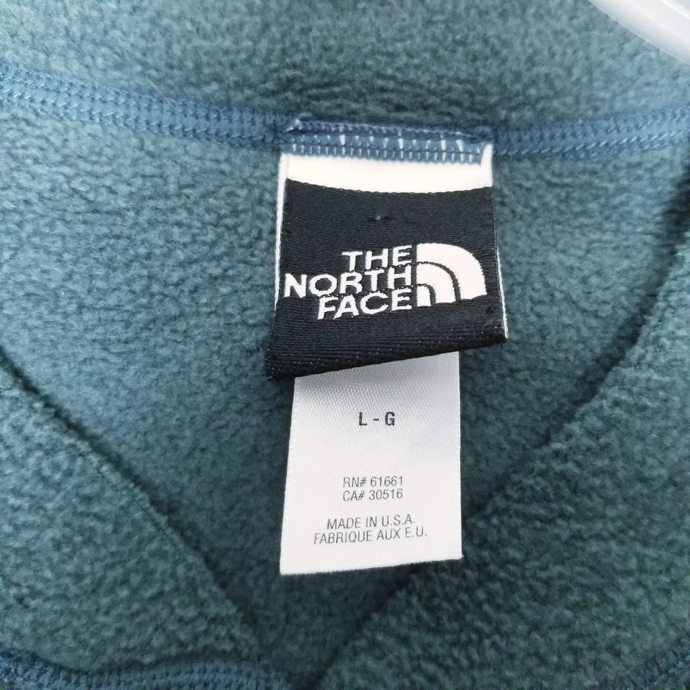 The North Face Fleece Pullover Men Size Large Green